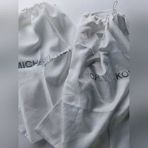2 MICHAEL KORS Dust Bags Large White
